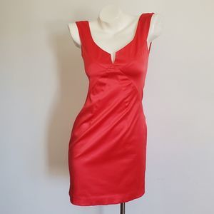 Black Halo Sheath Dress | Satin Sleeveless Mini | Dance Party | Size 0